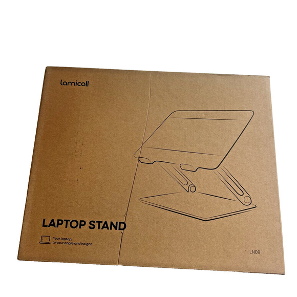 Laptop Stand Adjustable Computer Stand for Desk Ergonomic Black MRSP $65 - Picture 4 of 6